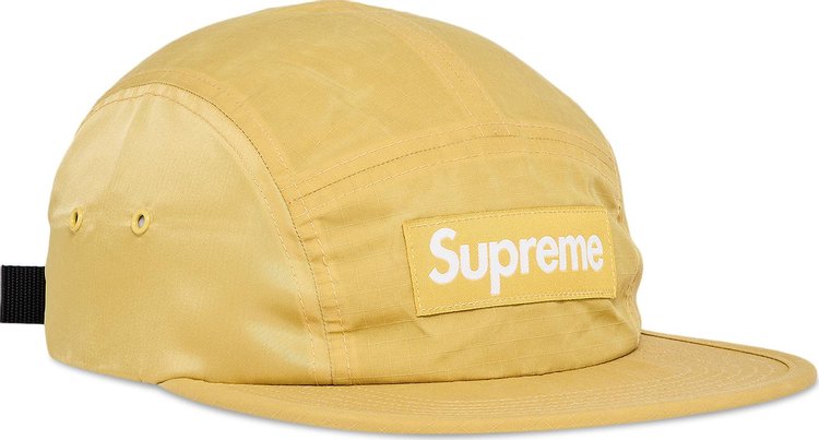 Supreme Waxed Ripstop Camp Cap Yellow