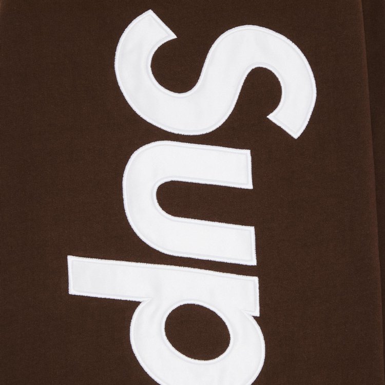 Supreme Satin Applique Sweatpant Brown