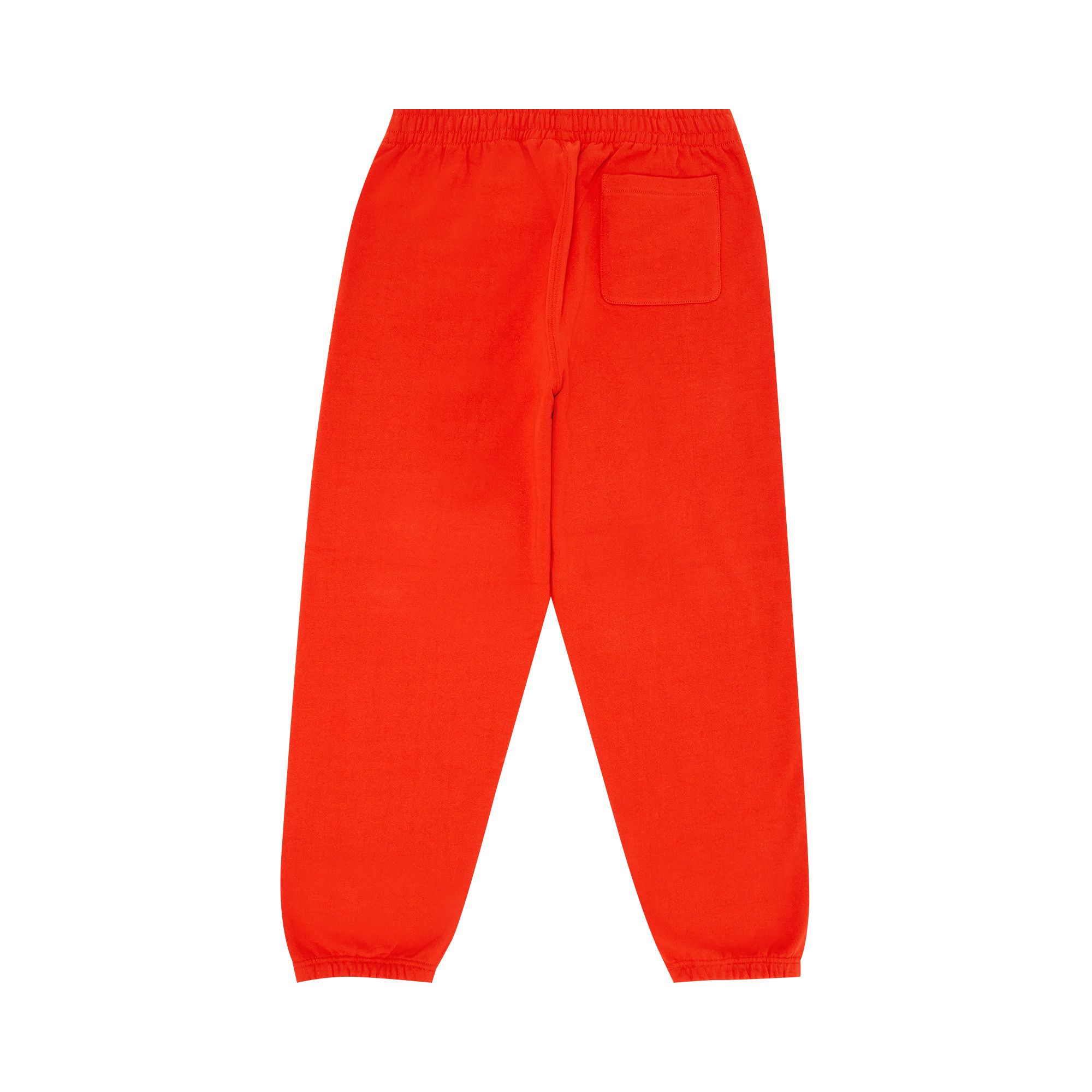 Buy Supreme Satin Appliqué Sweatpant 'Bright Orange Buy Supreme Satin Appliqué Sweatpant 'Bright Orange