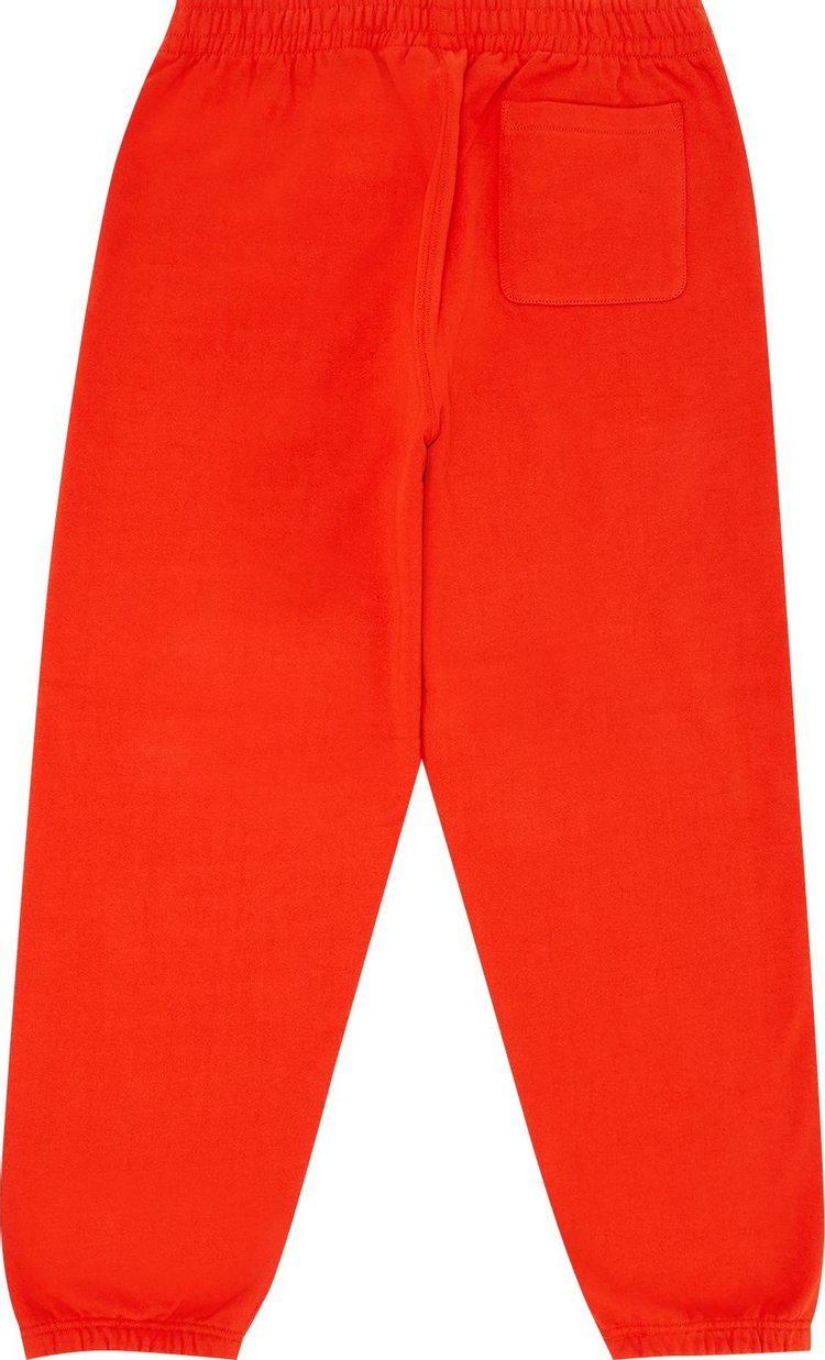 Supreme Satin Applique Sweatpant Bright Orange