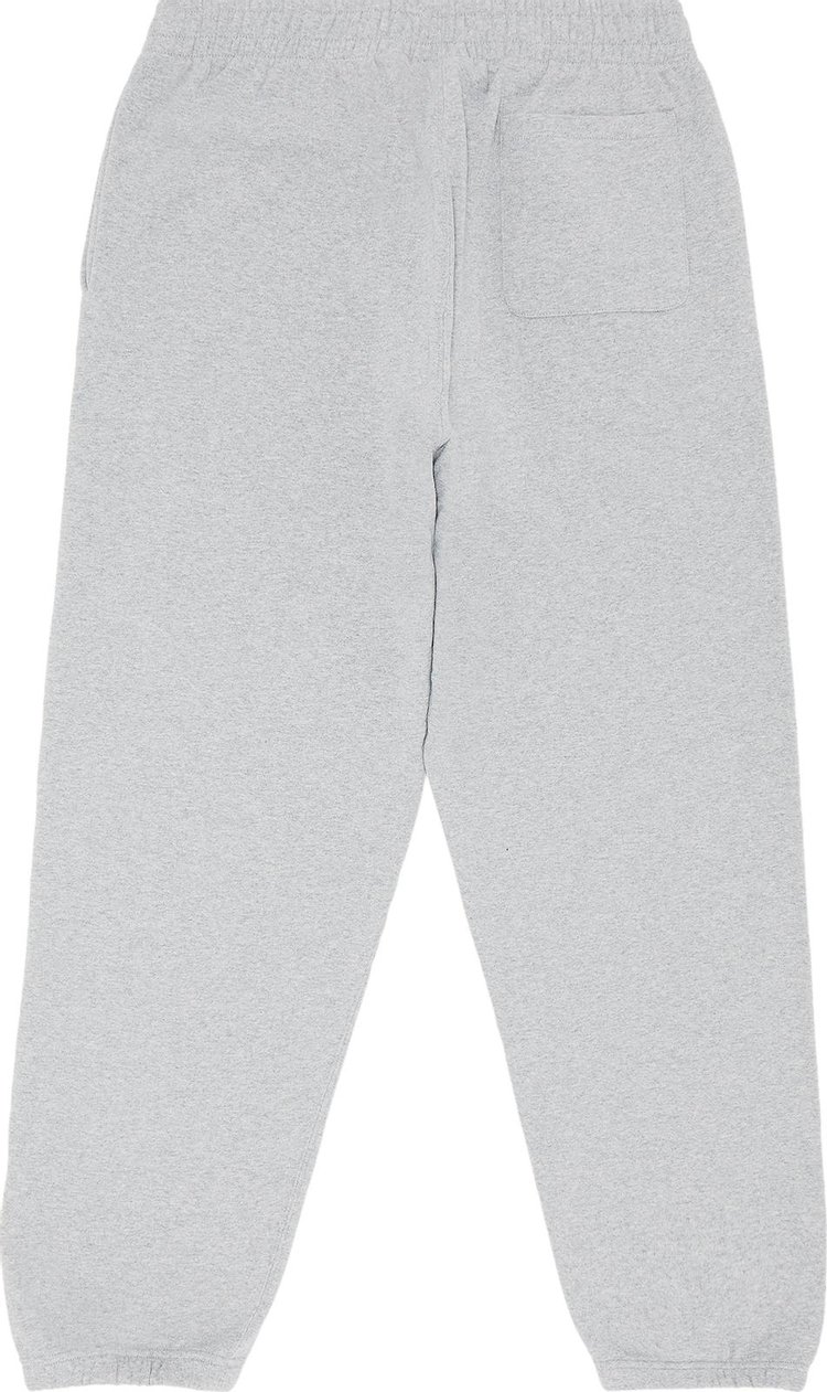 Supreme Satin Applique Sweatpant Heather Grey