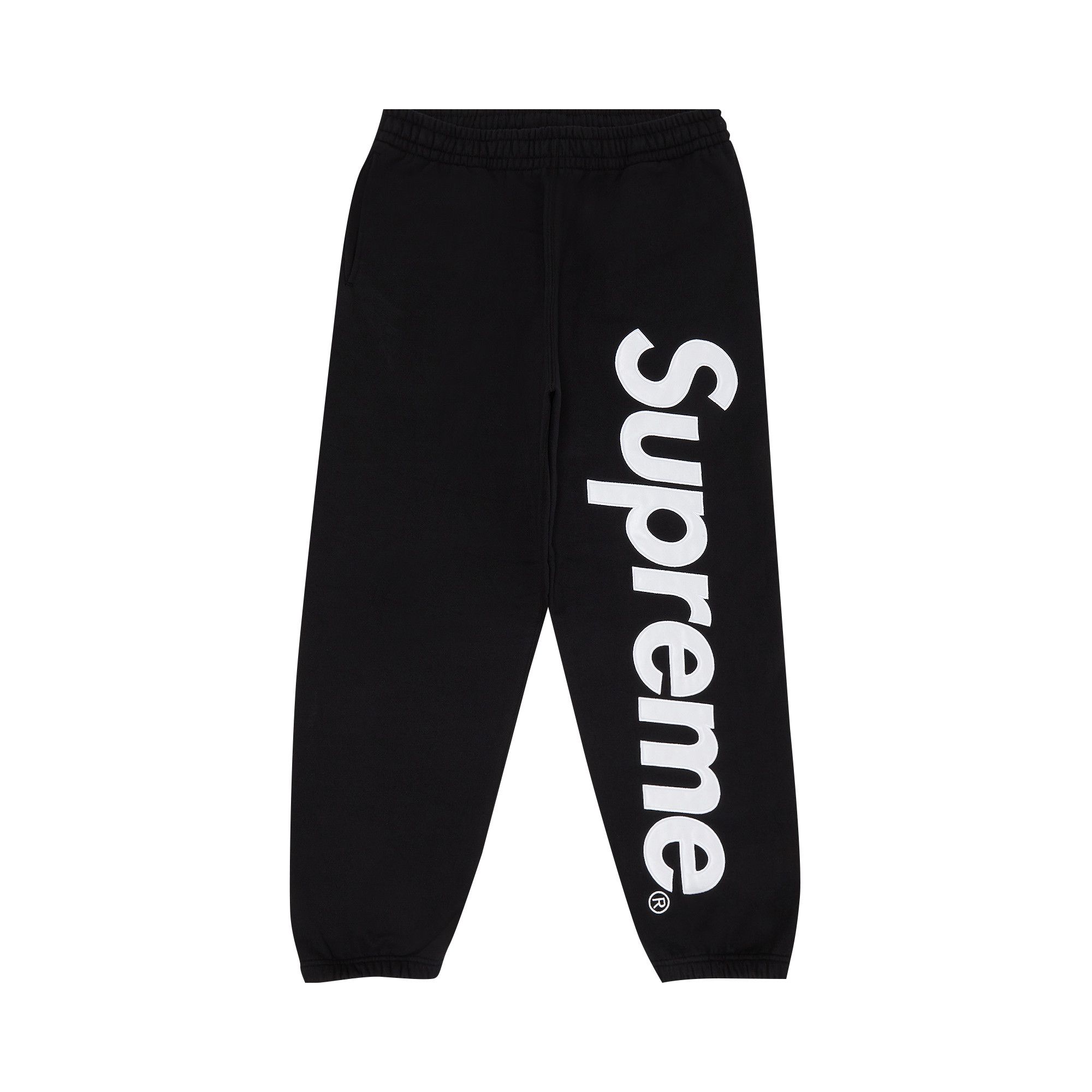 Black supreme sweatpants hot sale
