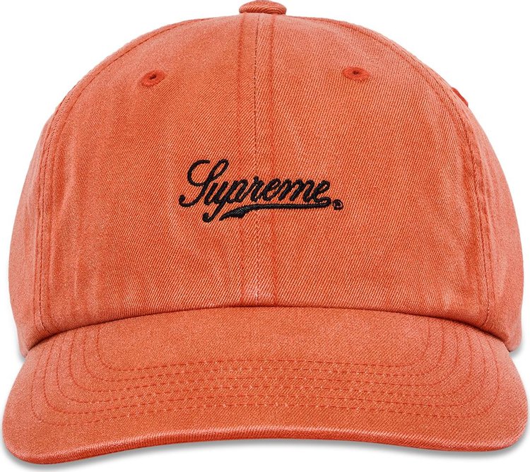 Supreme Bleached Chino 6 Panel Orange