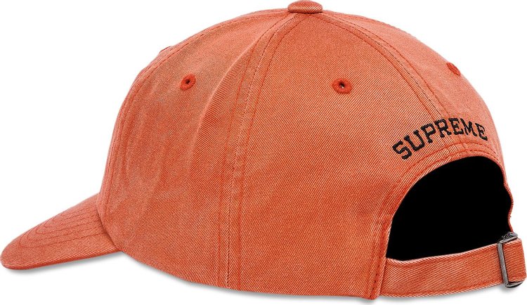 Supreme Bleached Chino 6 Panel Orange