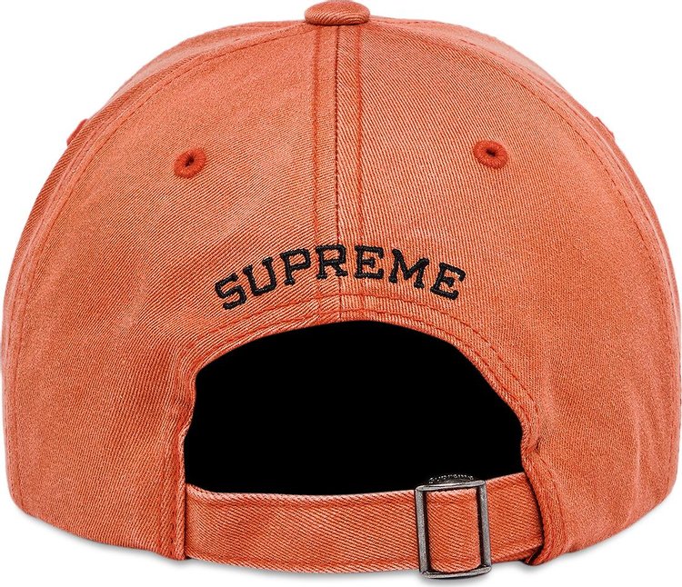 Supreme Bleached Chino 6 Panel Orange