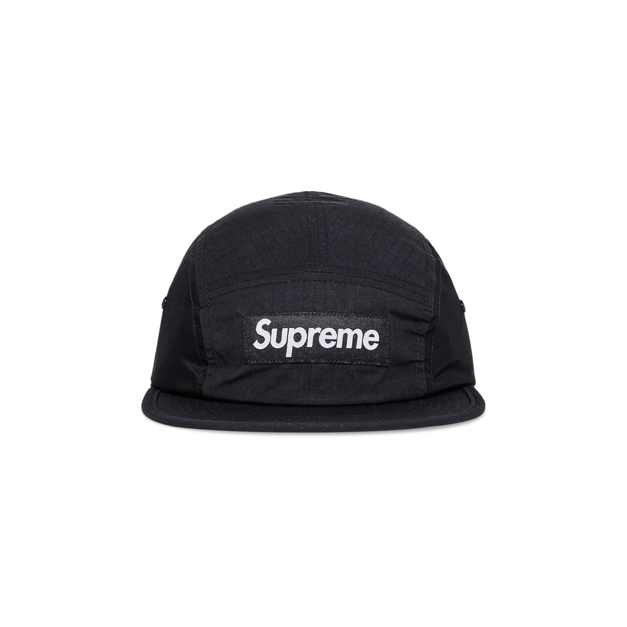 【2024年】高評価レビューアイテム特集 Ripstop Waxed Supreme Buy Camp BLACK FW24H16 - 'Black' Cap 帽子