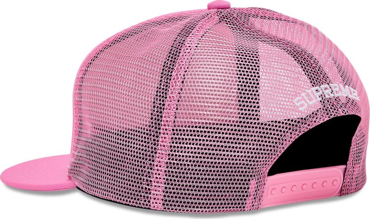 Supreme Authorized Mesh Back 5 Panel Pink