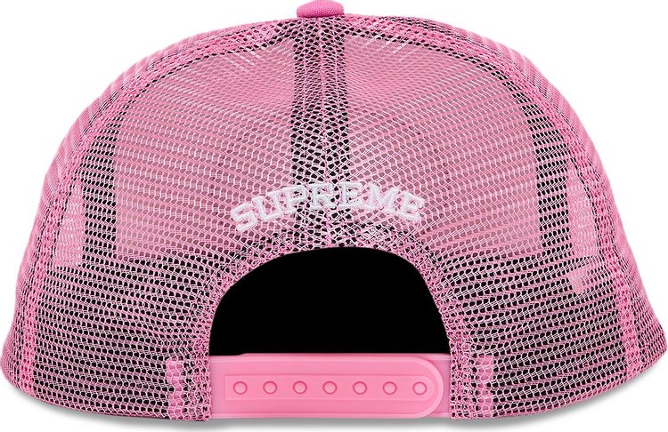 Supreme Authorized Mesh Back 5 Panel Pink