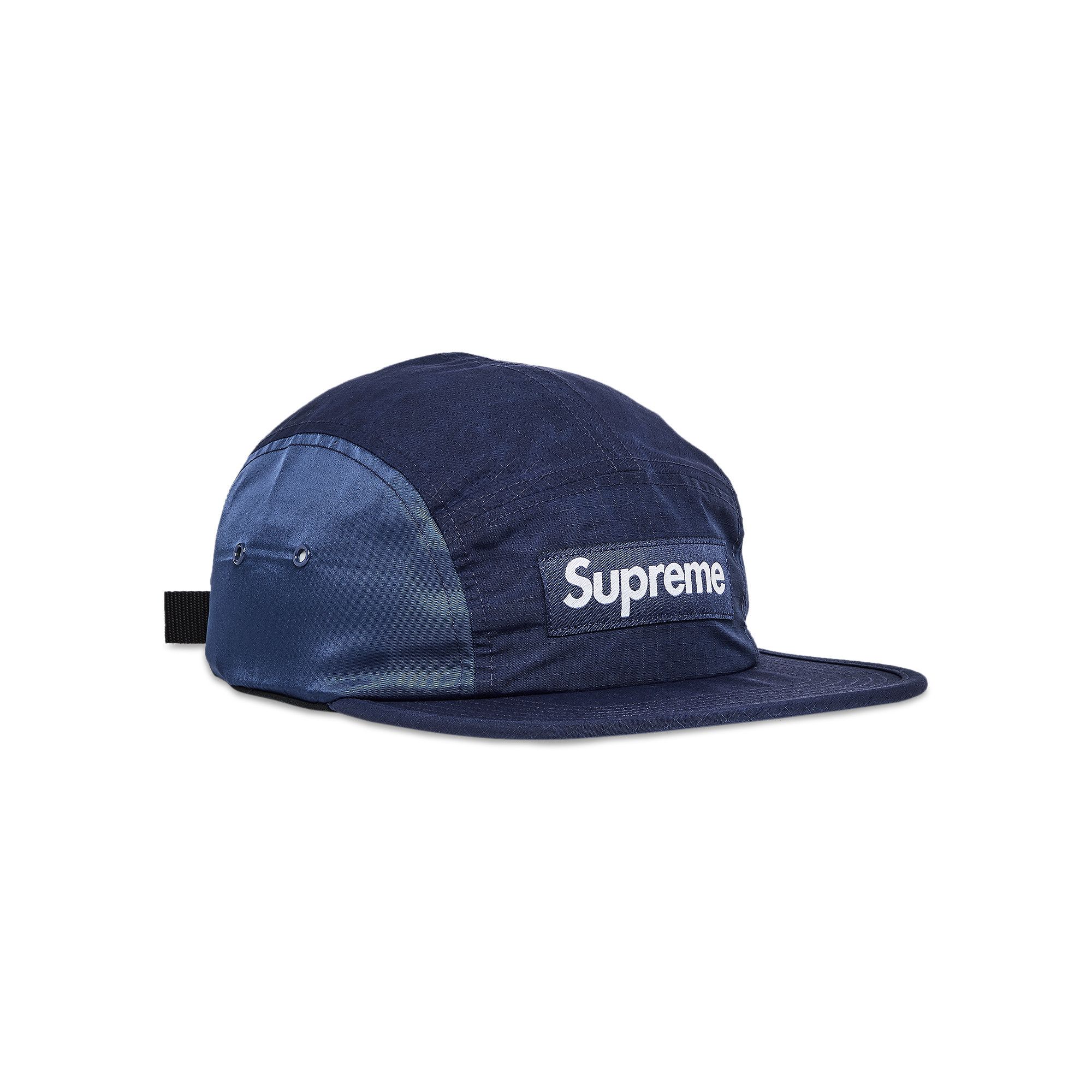 Supreme Waxed Ripstop Camp Cap 'Navy'