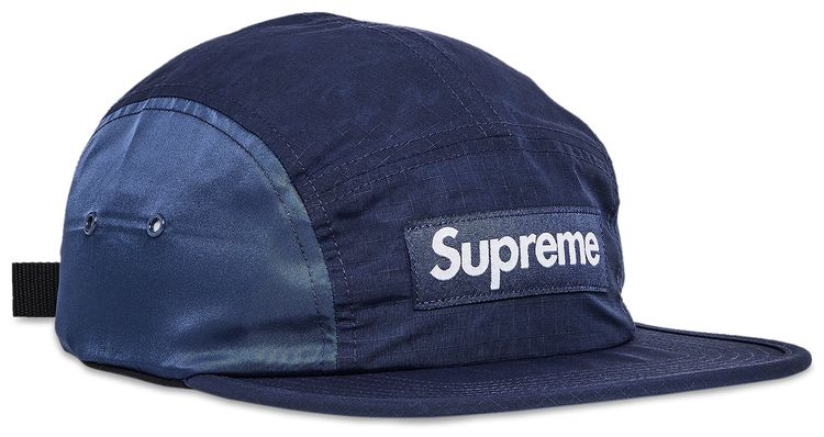 Supreme Waxed Ripstop Camp Cap Navy