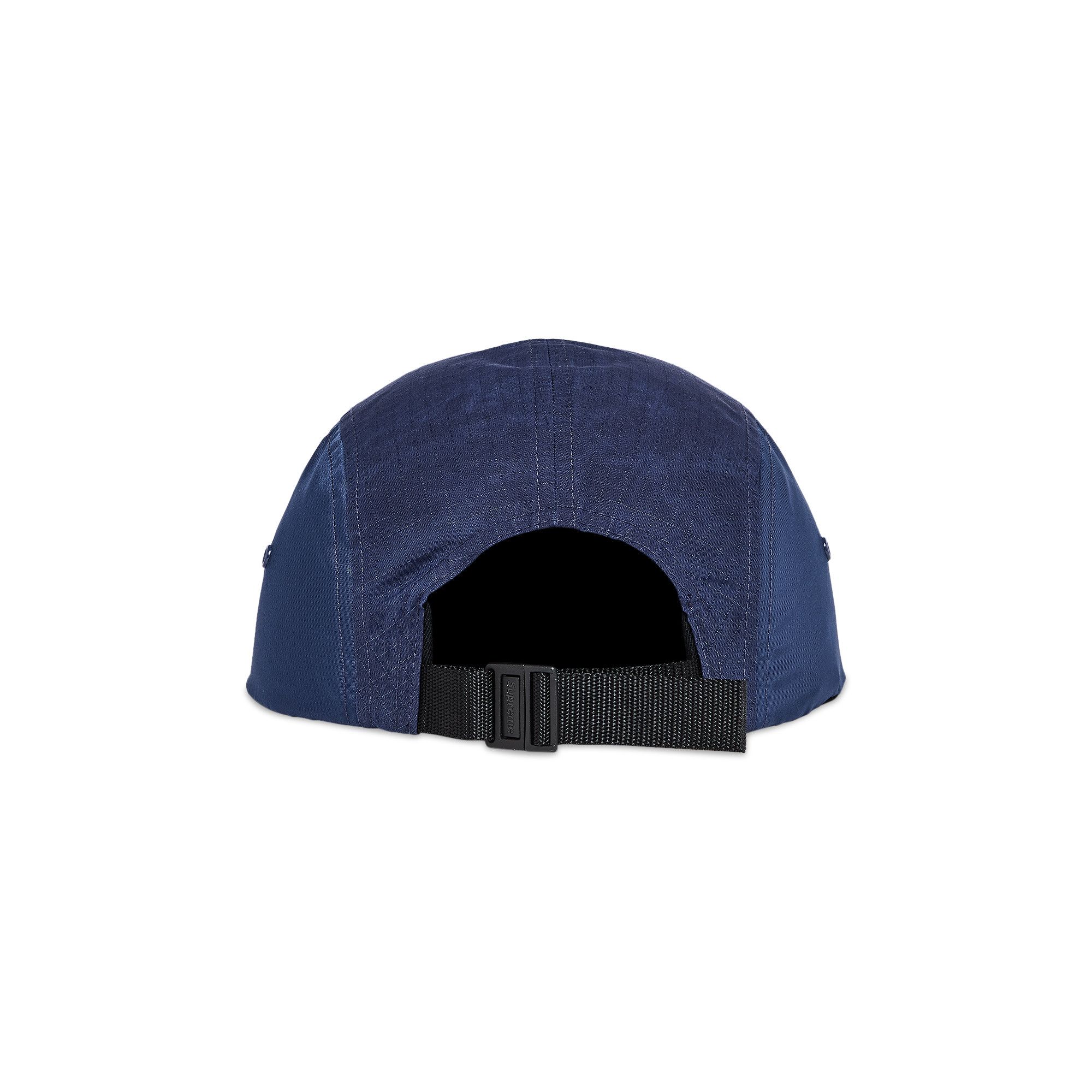 応援グッズ Supreme Waxed Ripstop Camp Cap Navy