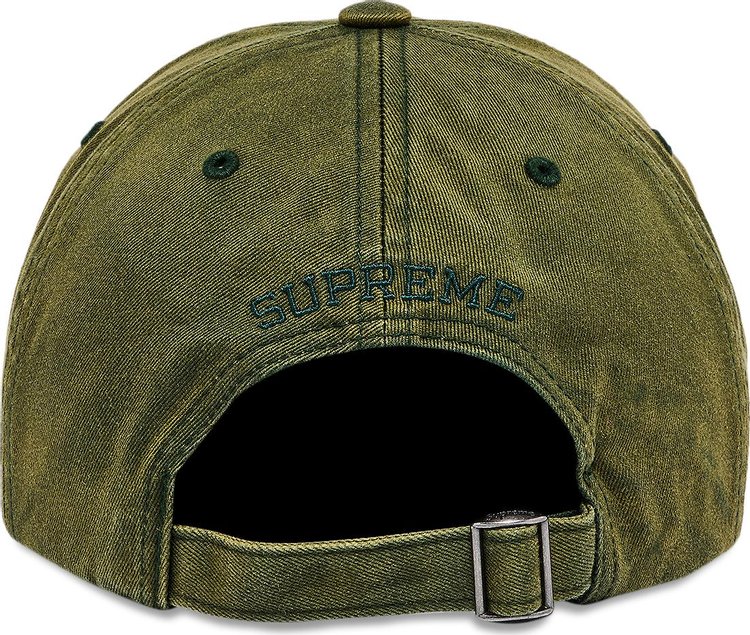 Supreme Bleached Chino 6 Panel Green