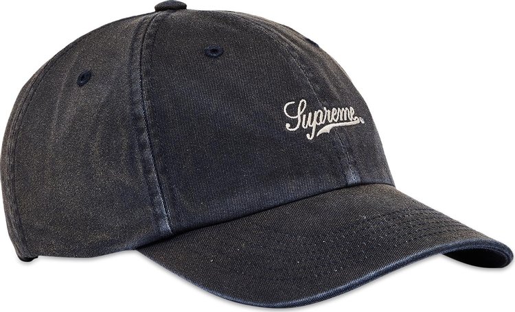 Supreme Bleached Chino 6 Panel Navy