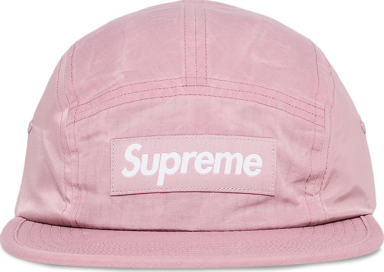 Supreme Waxed Ripstop Camp Cap Light Pink