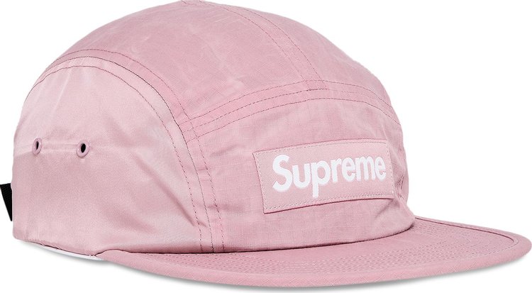 Supreme Waxed Ripstop Camp Cap Light Pink