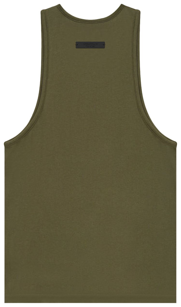 Fear of God Essentials Tri Blend Tank Top Military