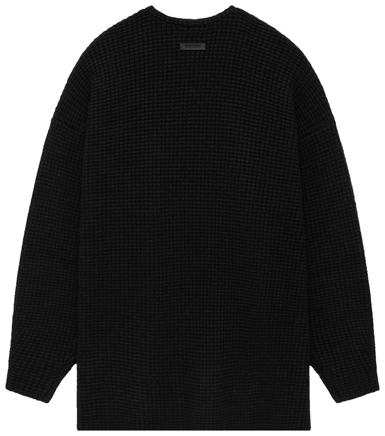 Fear of God Essentials Knit Long Cardigan Black