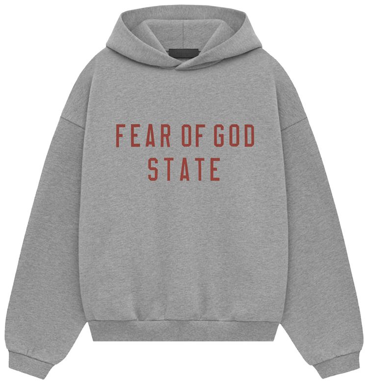 Fear of God Essentials Kids Fleece Hoodie Dark Heather