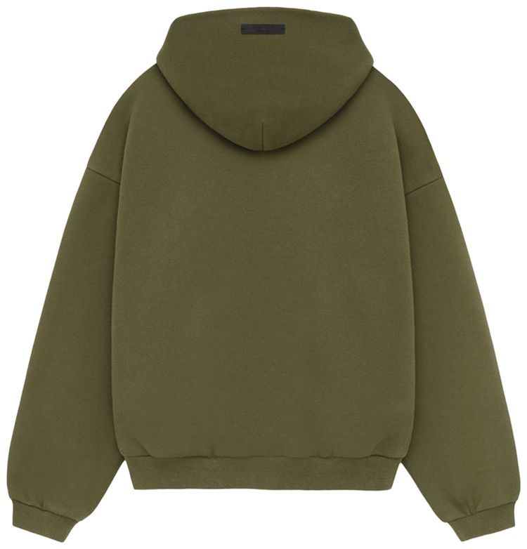 Fear of God Essentials Kids Fleece Hoodie Military