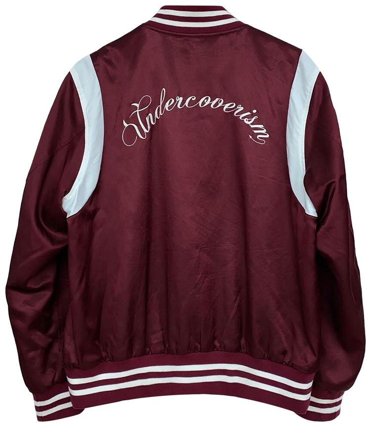 Undercover Rebel Gods Varsity Jacket Bordeaux