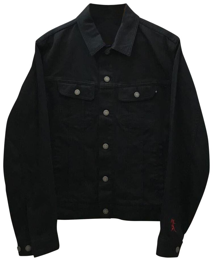 Undercover Pink Floyd Dark Side Of The Moon Denim Jacket Black