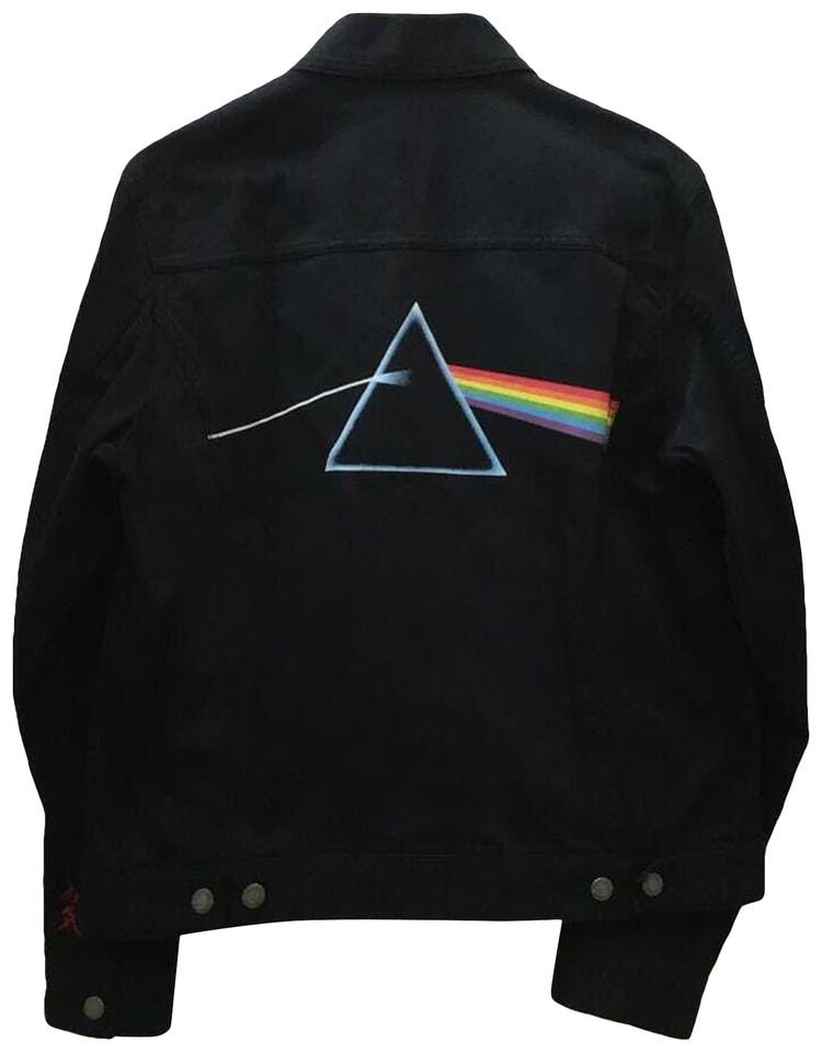 Undercover Pink Floyd Dark Side Of The Moon Denim Jacket Black