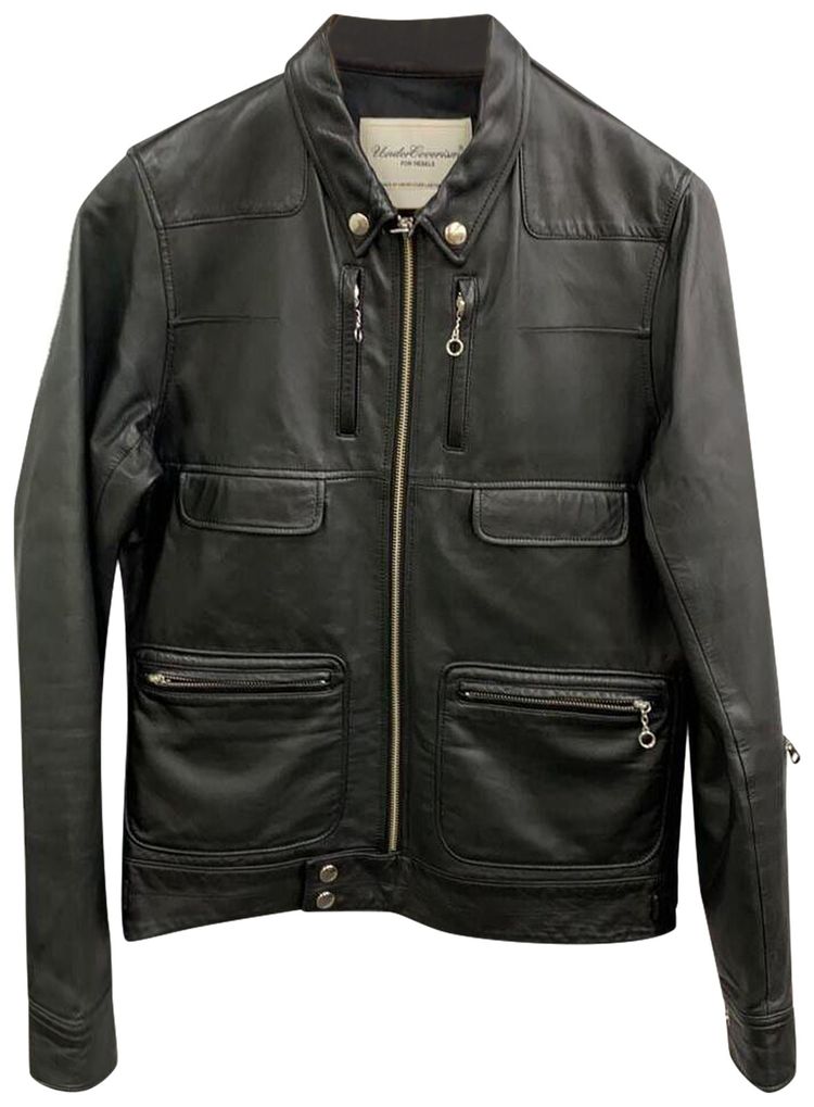 Undercover Summer Madness Leather Jacket Black