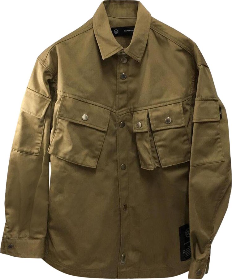 GU x Undercover Military Shirt Jacket Beige