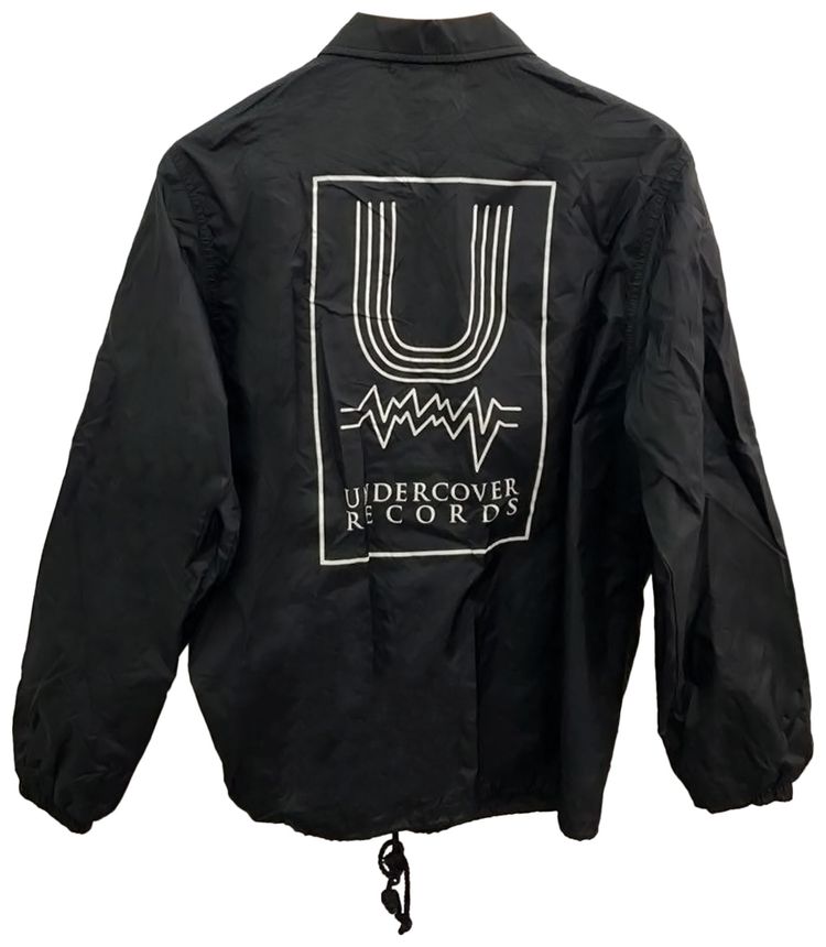 Undercover Records Coach Jacket Black