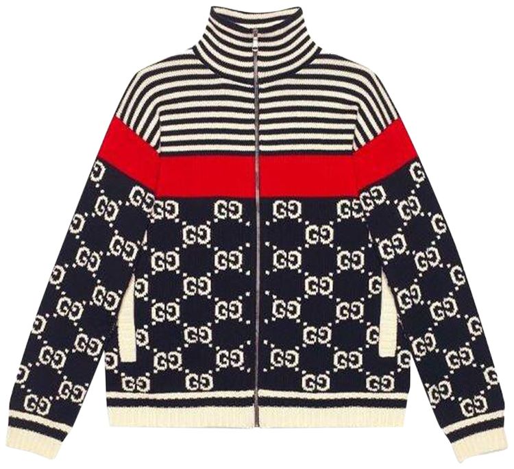 Gucci Logo Sweater Jacket Multicolor