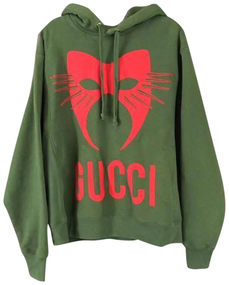 Gucci Manifesto Oversize Sweatshirt Green