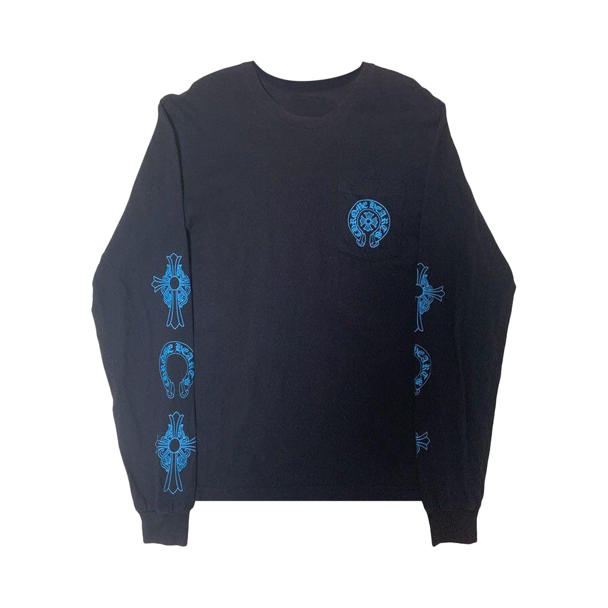 Buy Chrome Hearts Multi Logo Long-Sleeve 'Black' - 026 040073 | GOAT
