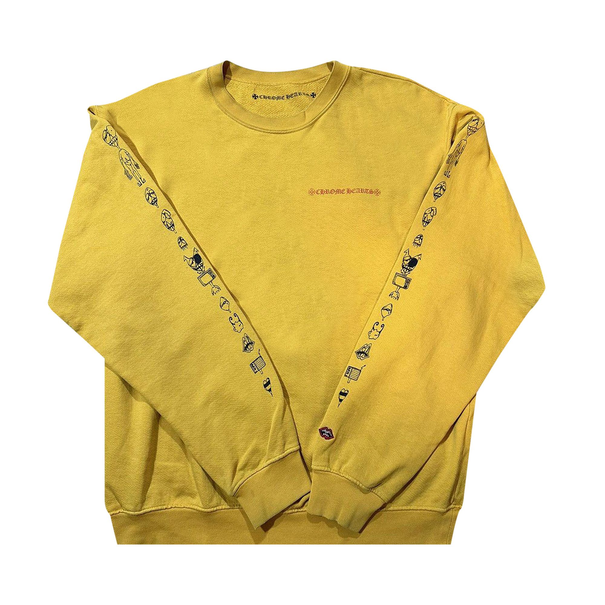 Buy Chrome Hearts x Matty Boy Call Me Sweatshirt 'Yellow' - 021