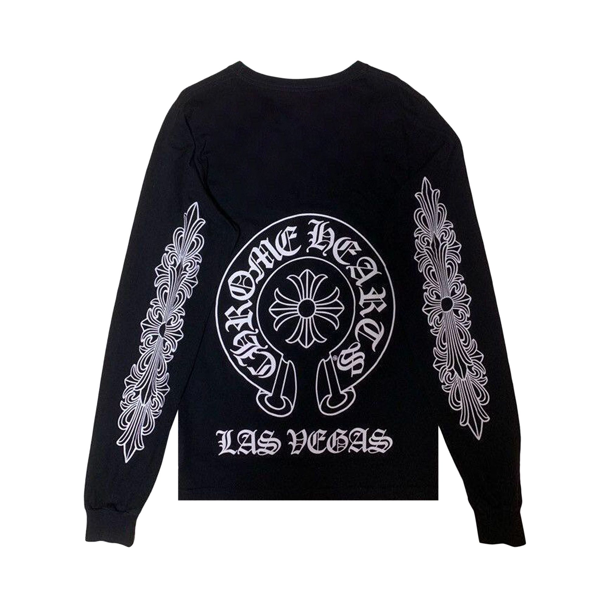 トップス CHROME HEARTS Chrome Hearts Triple Cross Zip-Up Hoodie Black/White – OG Kicks