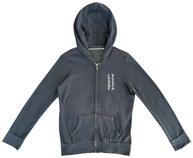 Chrome Hearts x Matty Boy Zip Up Hoodie Grey