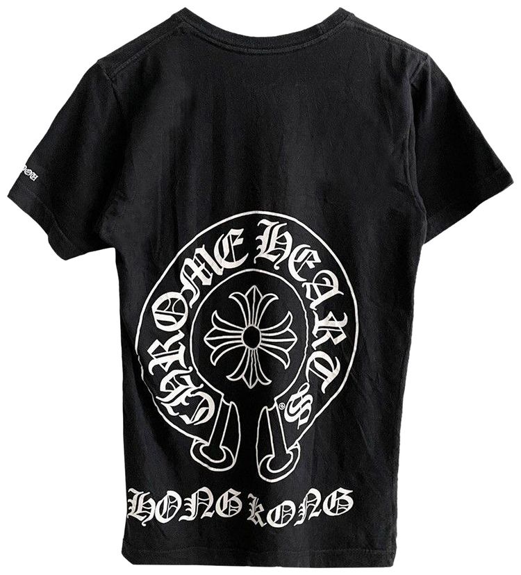 Chrome Hearts Hong Kong Exclusive Horseshoe Tee Black
