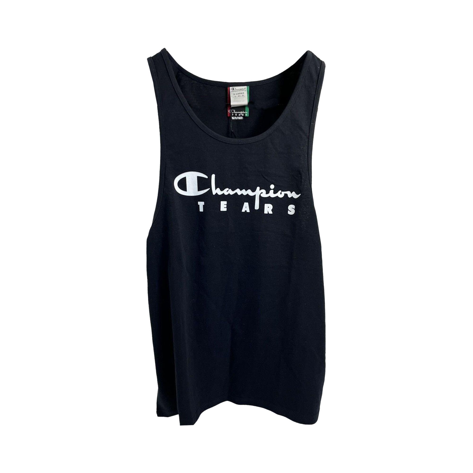Buy Champion x Denim Tears Champion Tears Tank Top 'Black