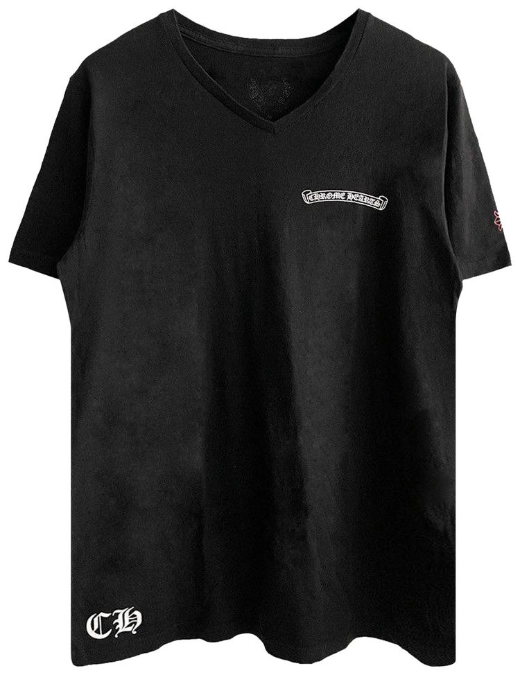 Chrome Hearts Script USA Tee Black