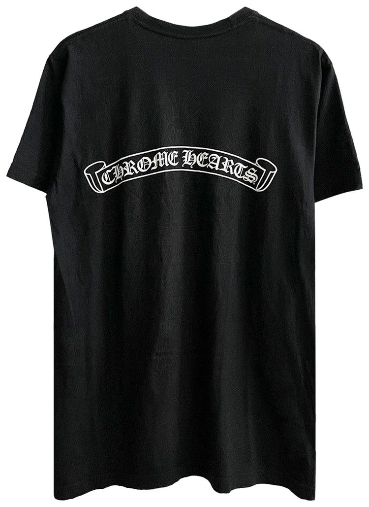 Chrome Hearts Multi Cemetery Crosses Logo Tee Black