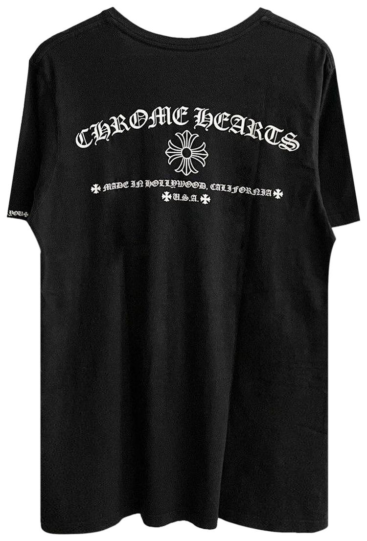 Chrome Hearts Hollywood Logo Tee Black