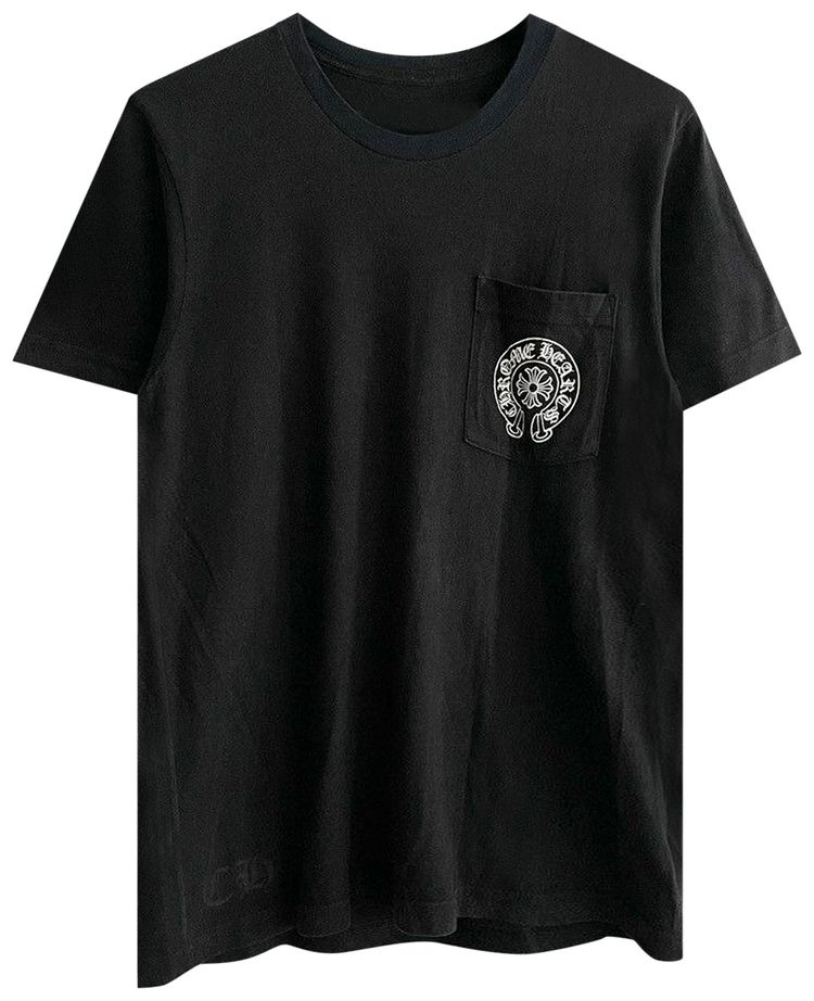 Chrome Hearts Honolulu Horseshoe Pocket Tee Black