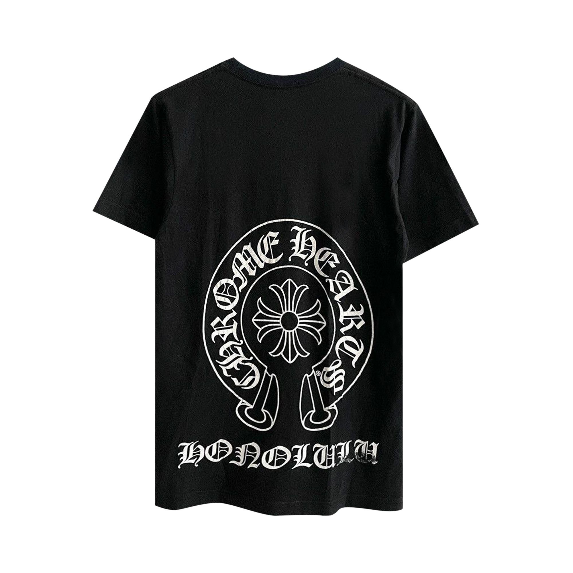 Buy Chrome Hearts Honolulu Horseshoe Pocket Tee 'Black' - 020