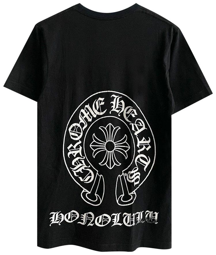 Chrome Hearts Honolulu Horseshoe Pocket Tee Black
