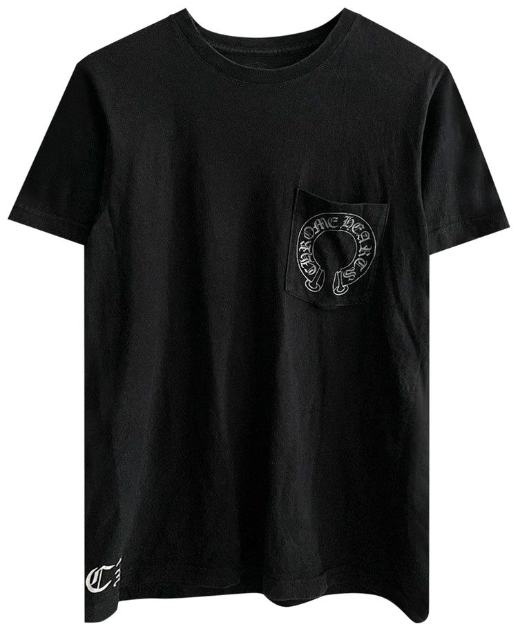 Chrome Hearts Malibu Jumbo Cross Pocket Tee Black