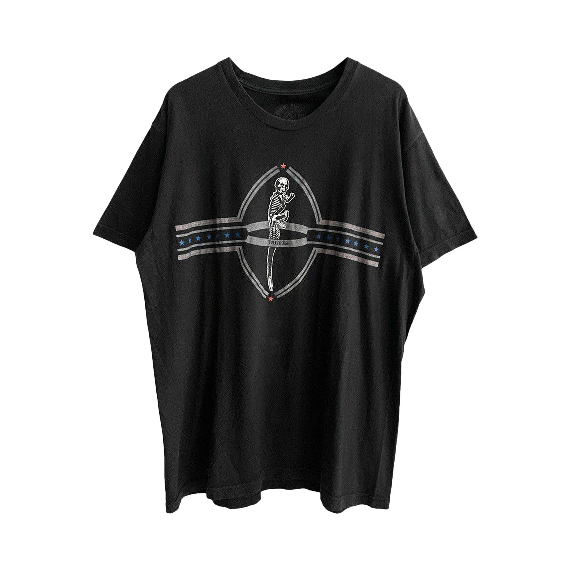 Buy Chrome Hearts FOTI Jarvis Skull Stars Tee 'Black' - 019 093880