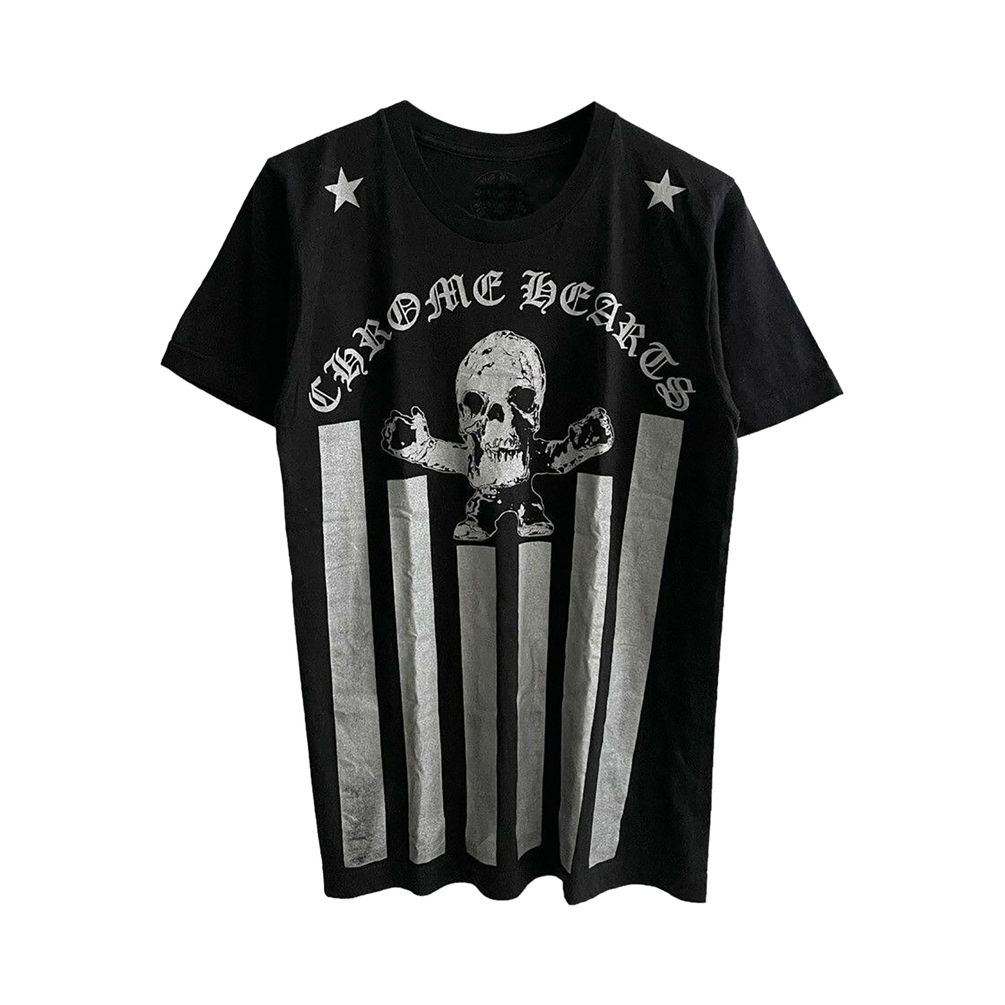 Buy Chrome Hearts Foti Jumbo Star Skull Logo Tee 'Black' - 014
