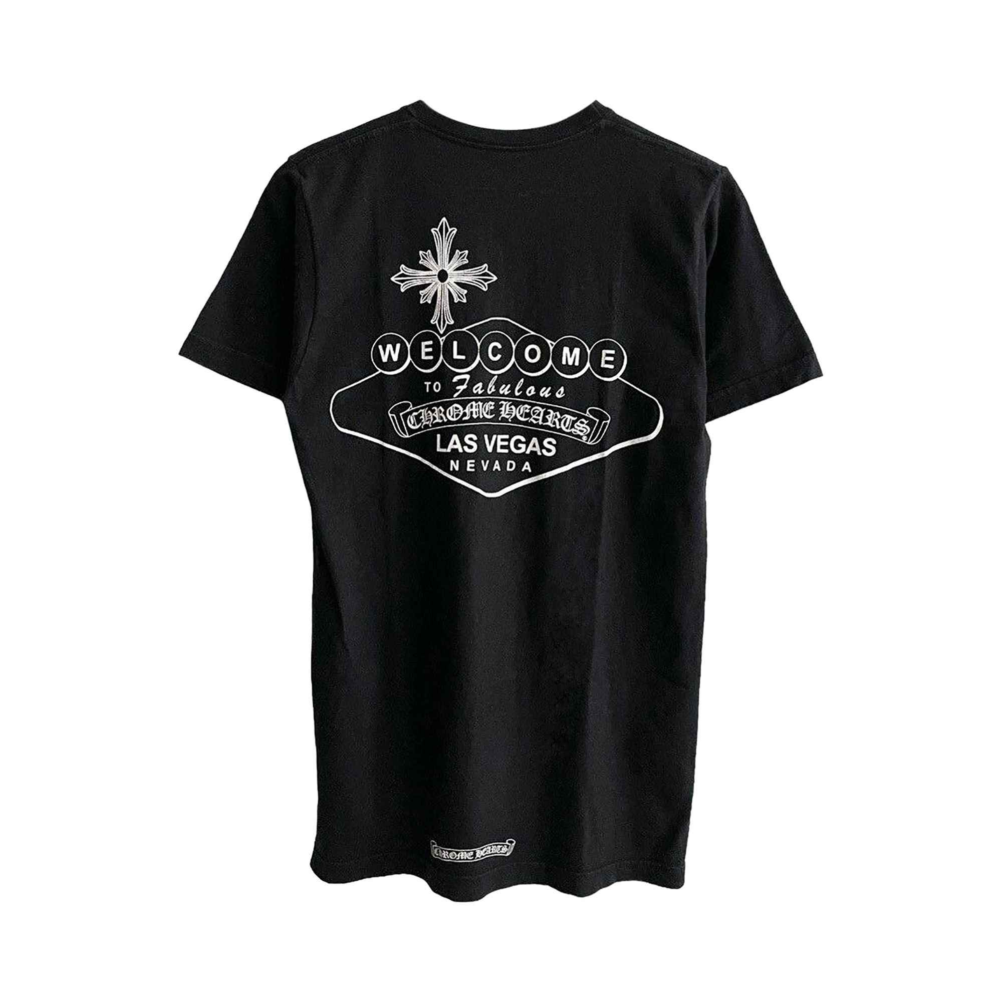 Buy Chrome Hearts Welcome to Las Vegas Pocket Tee 'Black' - 012