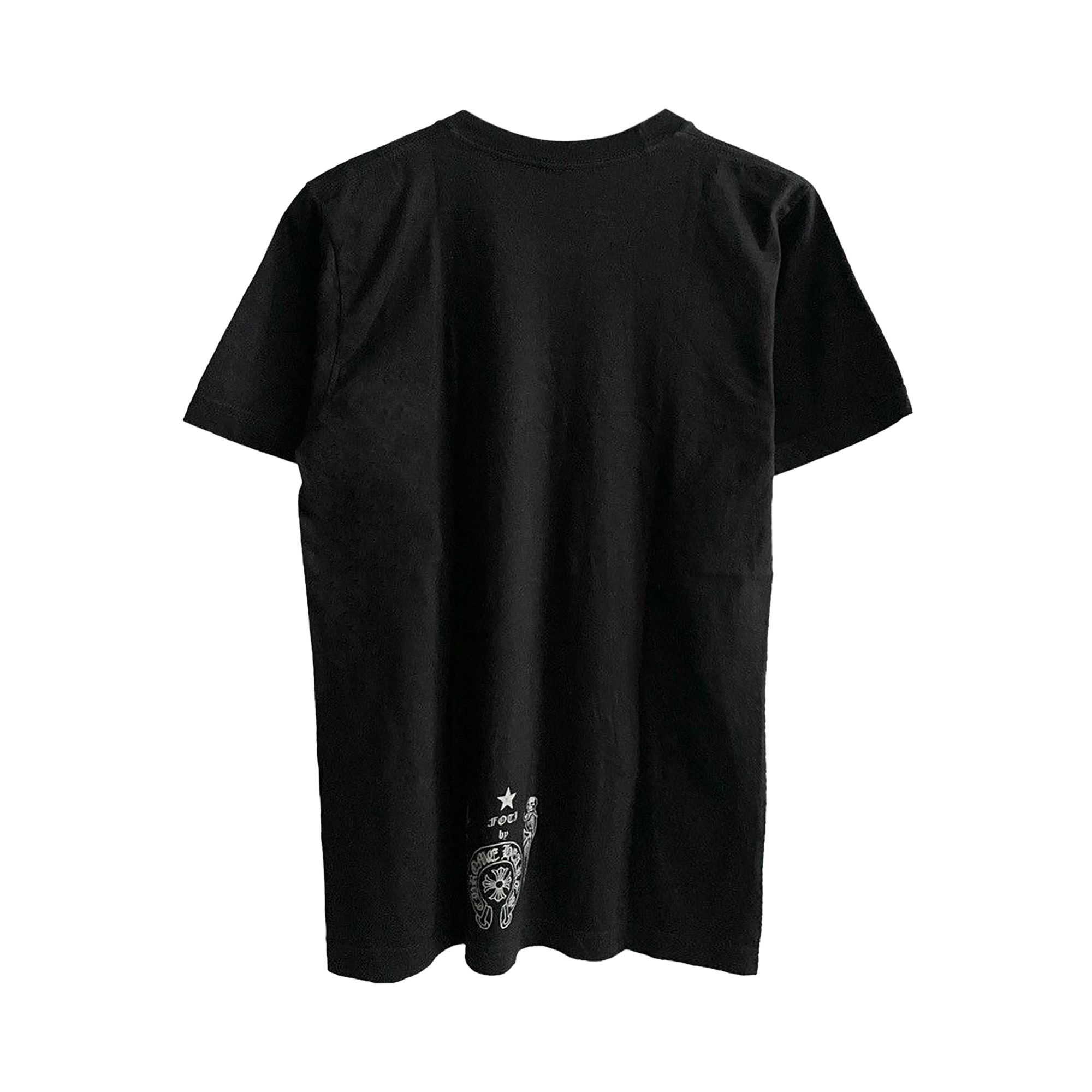 Buy Chrome Hearts Foti Jumbo Star Skull Logo Tee 'Black' - 014
