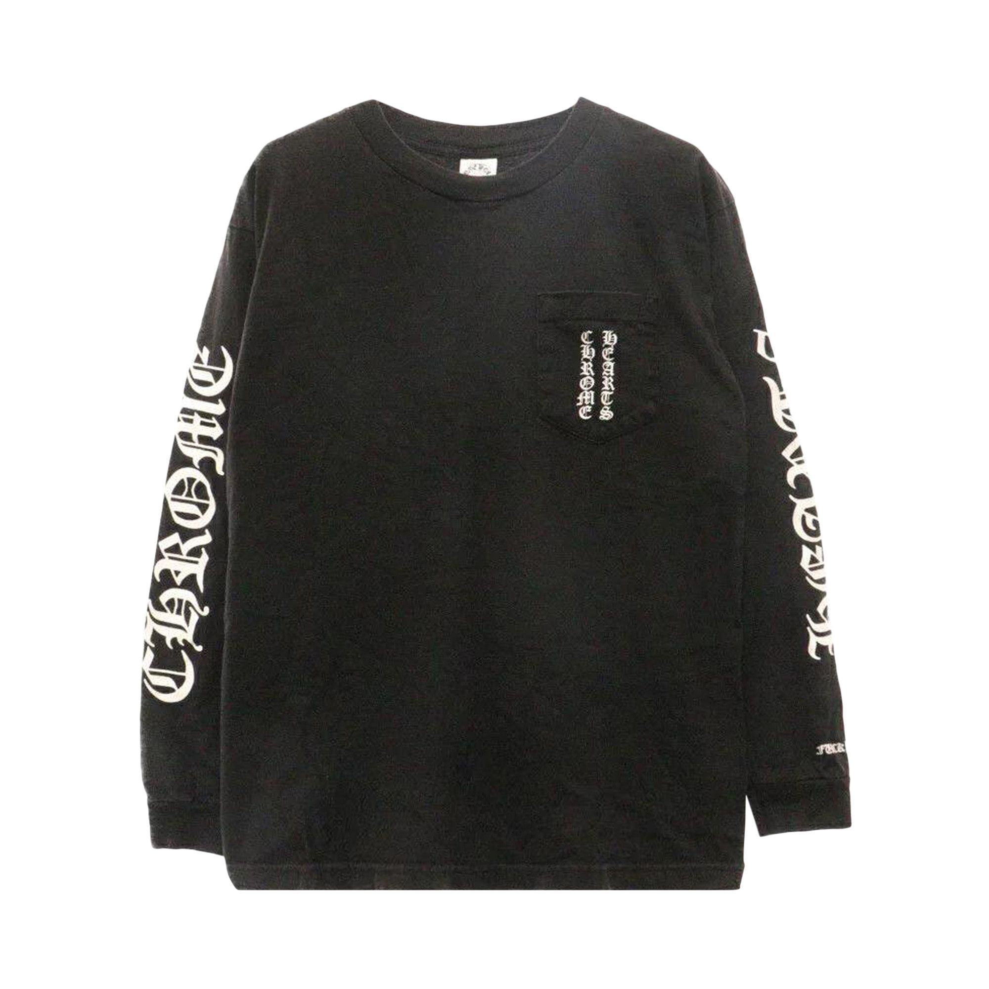 Buy Chrome Hearts Faded Long-Sleeve 'Black' - 001 092838 | GOAT