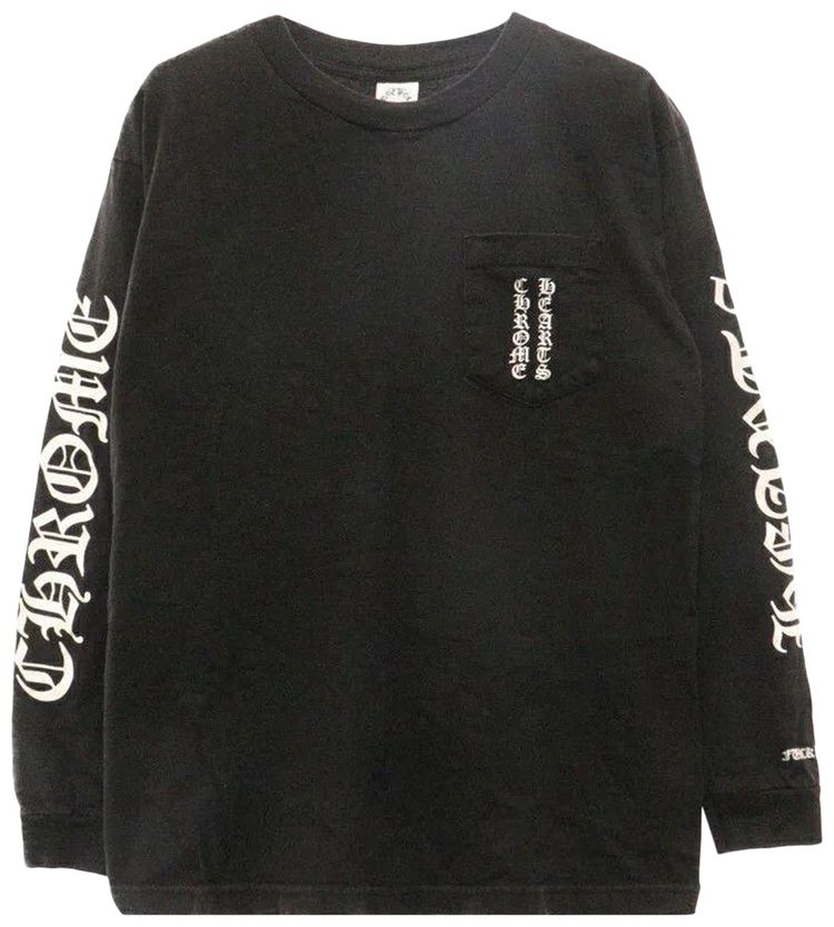 Chrome Hearts Faded Long Sleeve Black